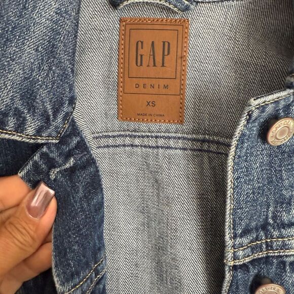 GAP Blue Jean Jacket Classic Design Medium Indigo - Picture 5 of 5